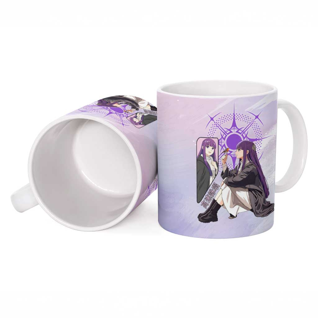 Fern Frieren Beyond Journey’s End Ceramic Mug Anime Pastel Aesthetic