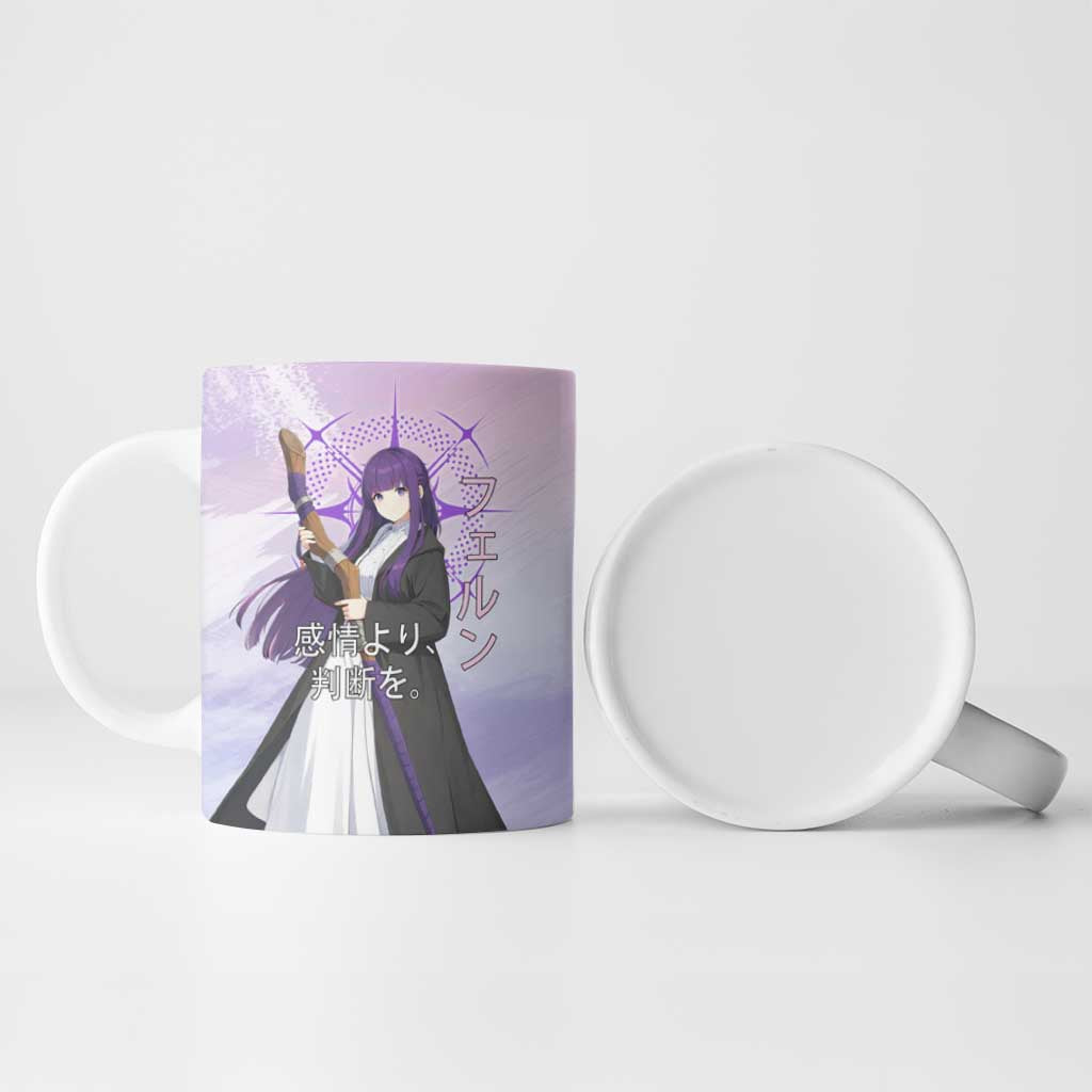 Fern Frieren Beyond Journey’s End Ceramic Mug Anime Pastel Aesthetic