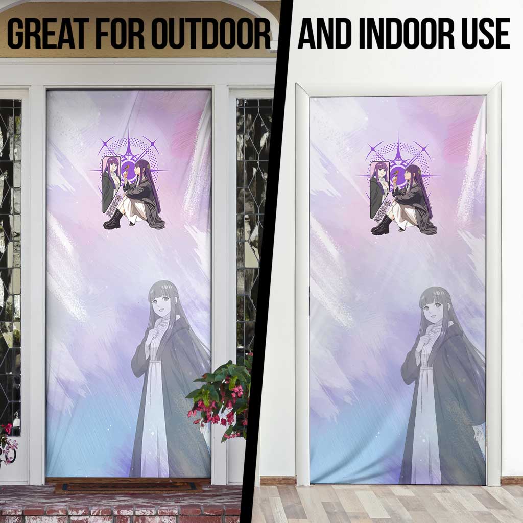 Fern Frieren Beyond Journey’s End Door Cover Anime Pastel Aesthetic