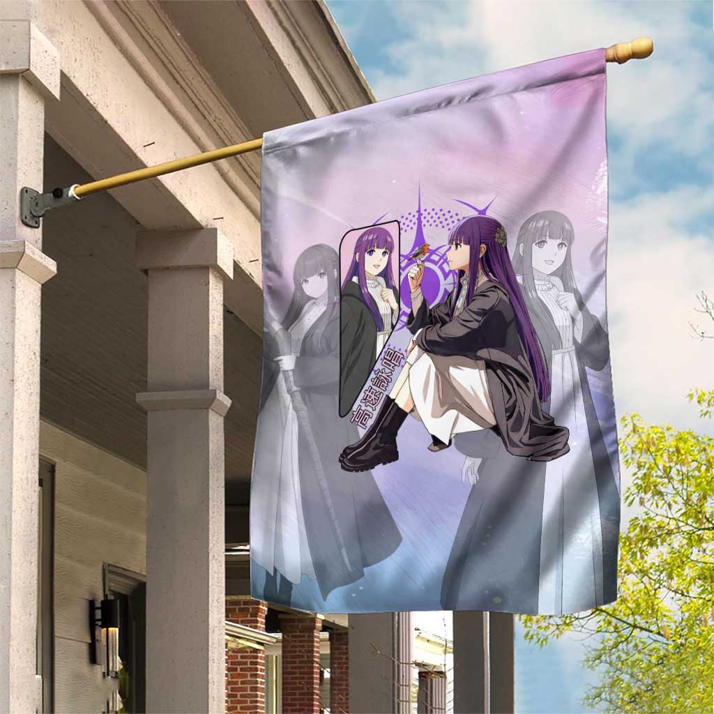 Fern Frieren Beyond Journey’s End Garden Flag Anime Pastel Aesthetic