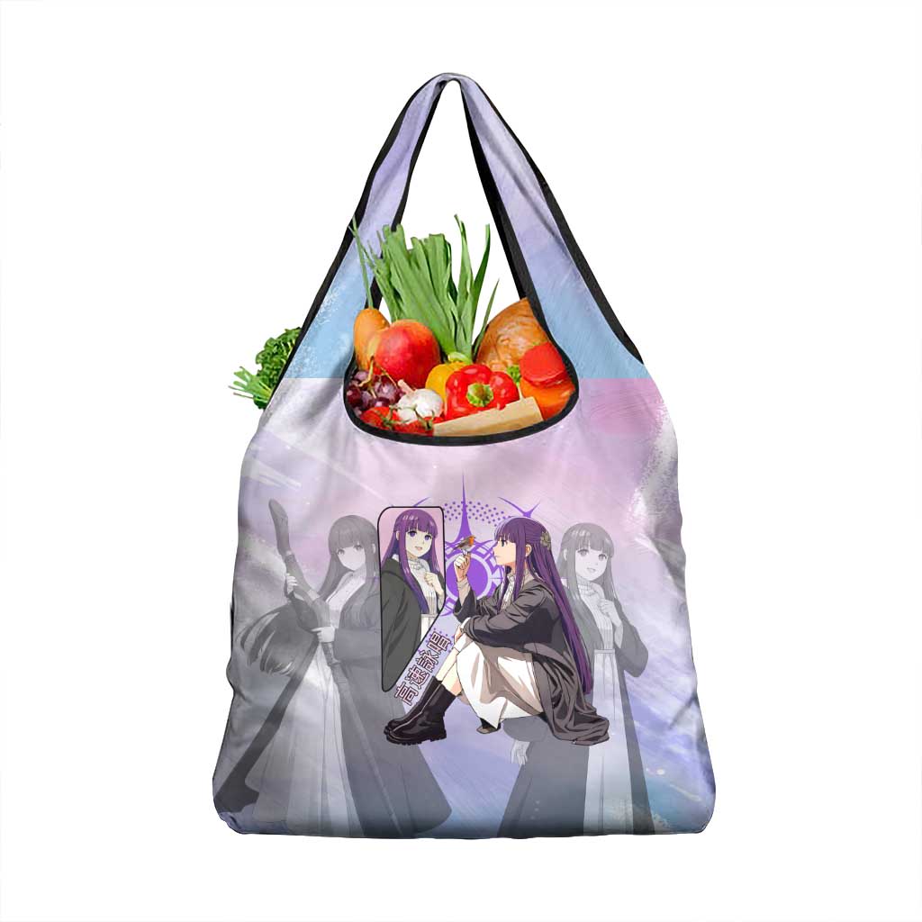 Fern Frieren Beyond Journey’s End Grocery Bag Anime Pastel Aesthetic