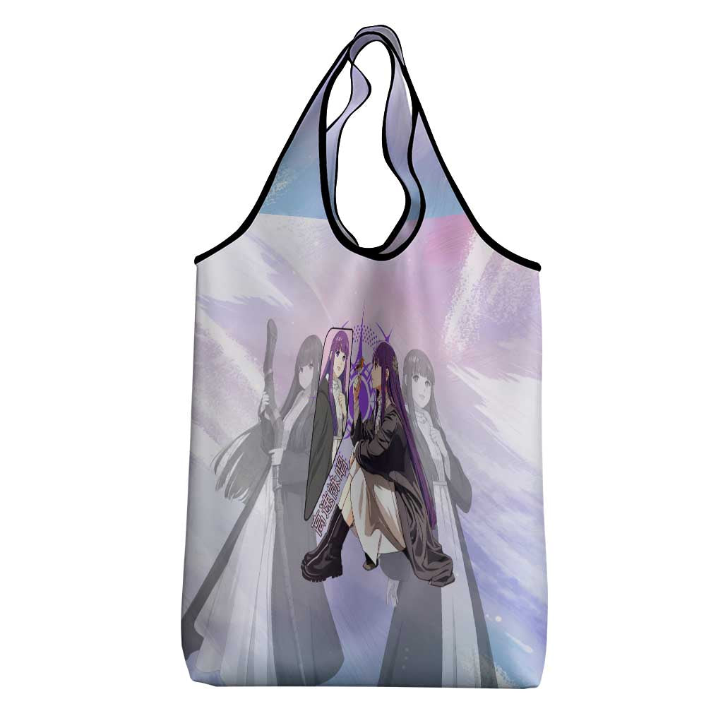 Fern Frieren Beyond Journey’s End Grocery Bag Anime Pastel Aesthetic