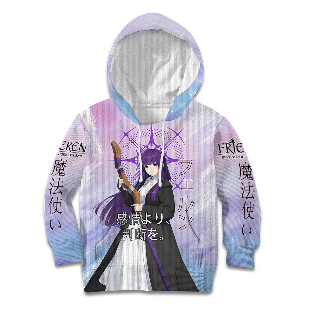 Fern Frieren Beyond Journey’s End Kid Hoodie Anime Pastel Aesthetic