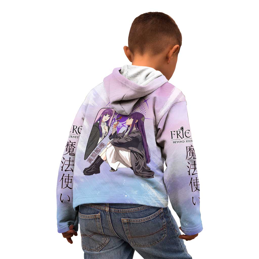 Fern Frieren Beyond Journey’s End Kid Hoodie Anime Pastel Aesthetic