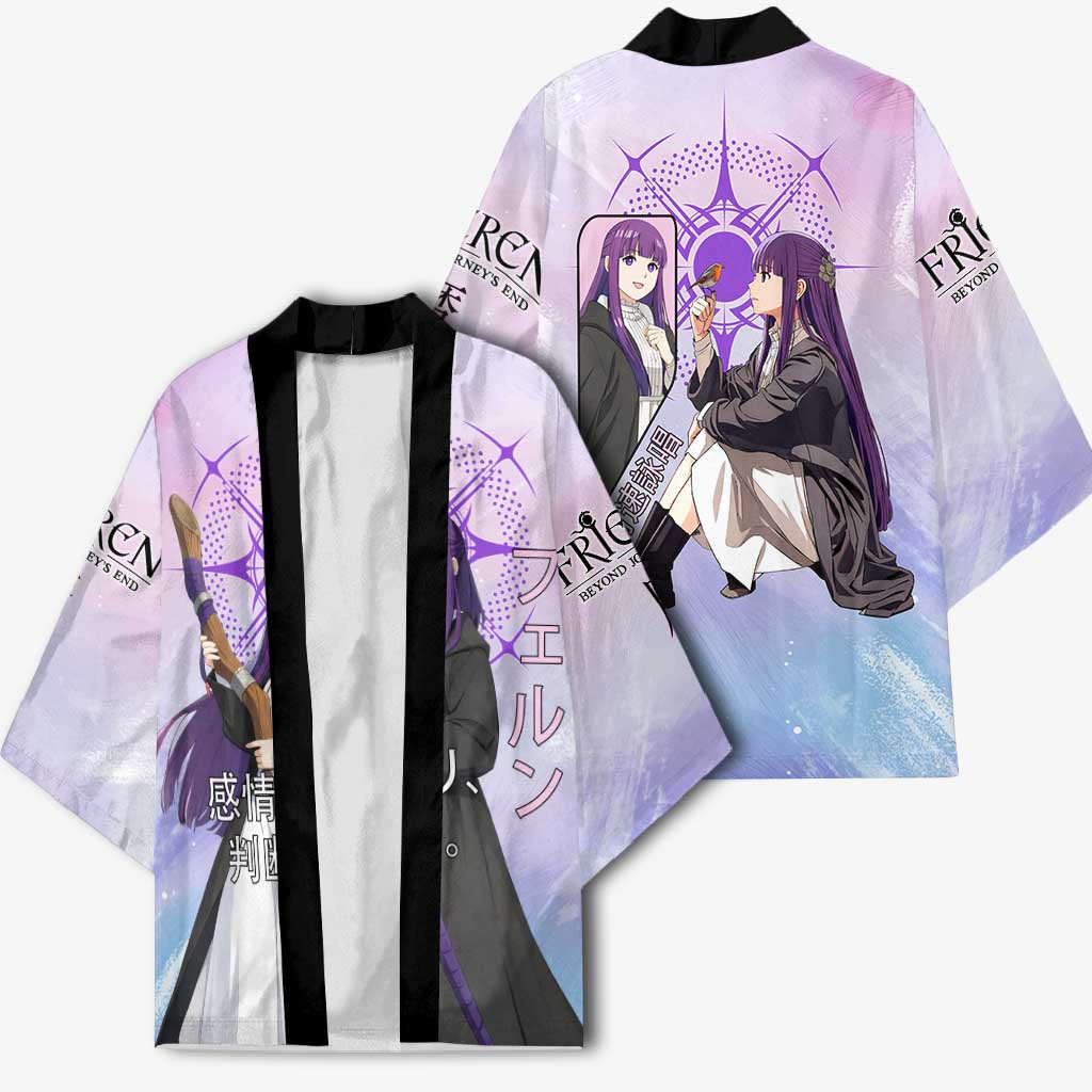 Fern Frieren Beyond Journey’s End Kimono Anime Pastel Aesthetic