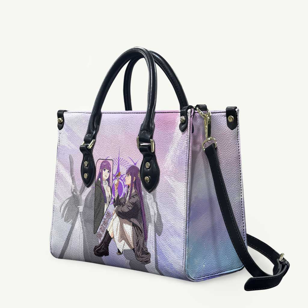 Fern Frieren Beyond Journey’s End Leather Bag Anime Pastel Aesthetic