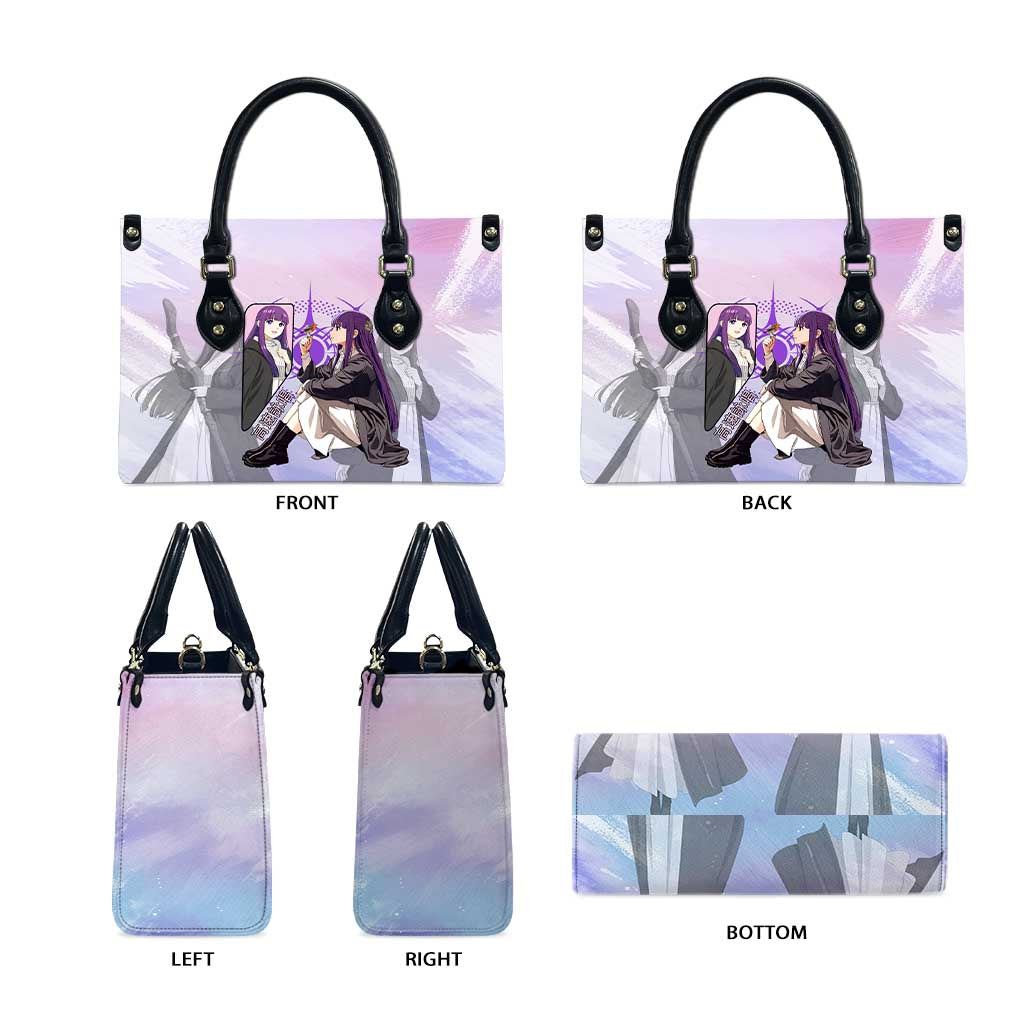 Fern Frieren Beyond Journey’s End Leather Bag Anime Pastel Aesthetic