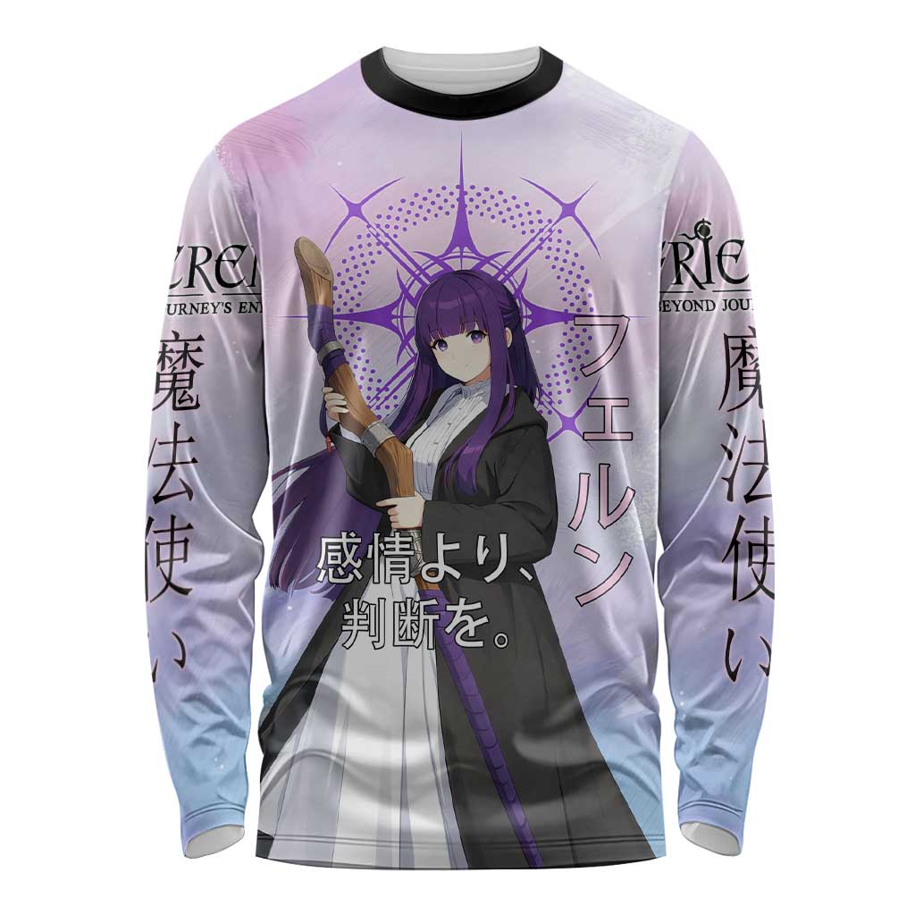 Fern Frieren Beyond Journey’s End Long Sleeve Shirt Anime Pastel Aesthetic