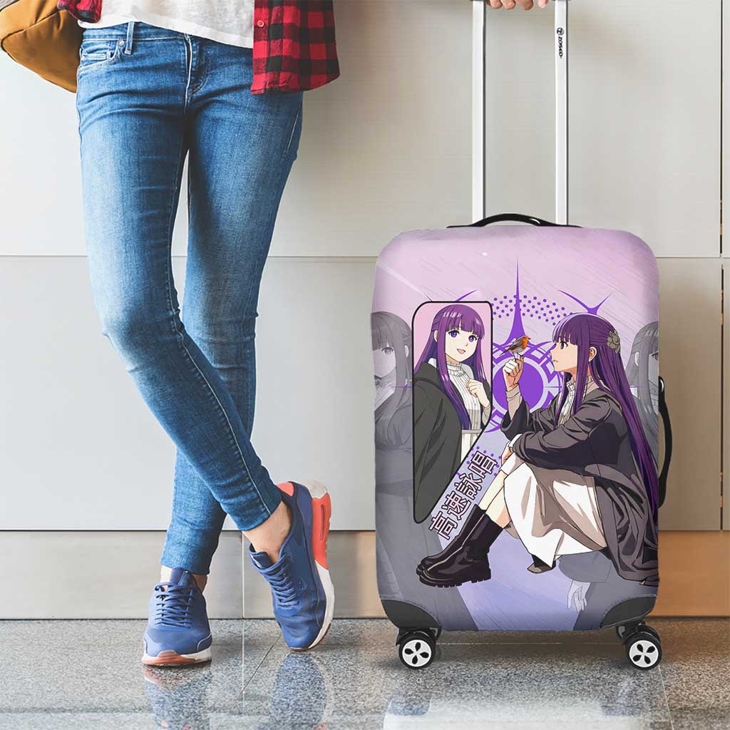 Fern Frieren Beyond Journey’s End Luggage Cover Anime Pastel Aesthetic