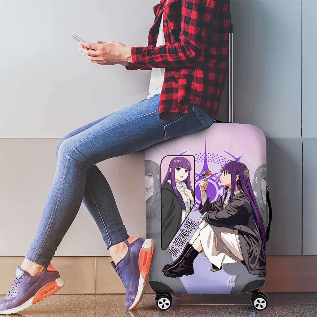 Fern Frieren Beyond Journey’s End Luggage Cover Anime Pastel Aesthetic