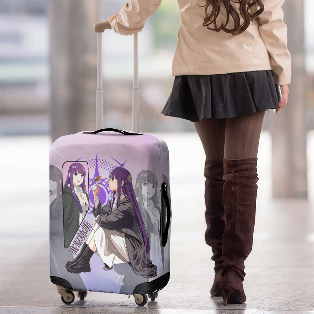 Fern Frieren Beyond Journey’s End Luggage Cover Anime Pastel Aesthetic