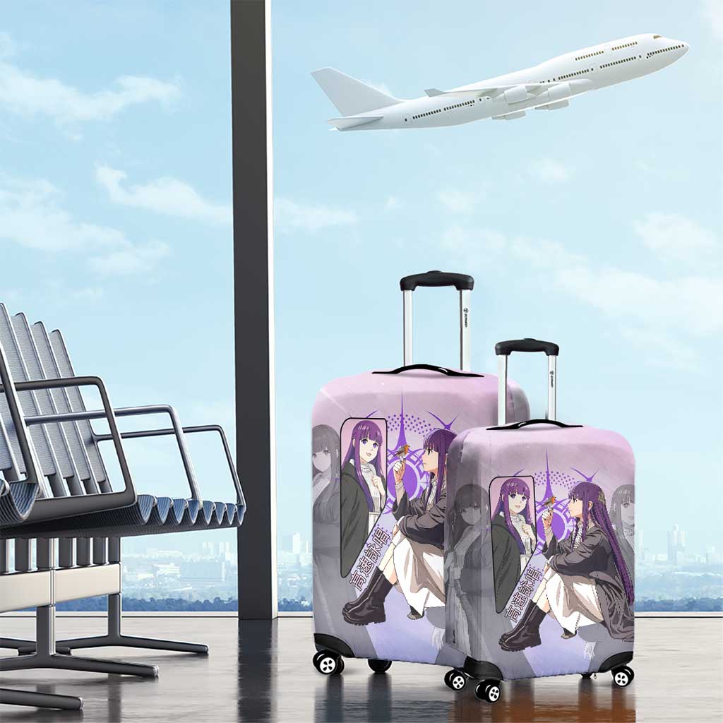Fern Frieren Beyond Journey’s End Luggage Cover Anime Pastel Aesthetic