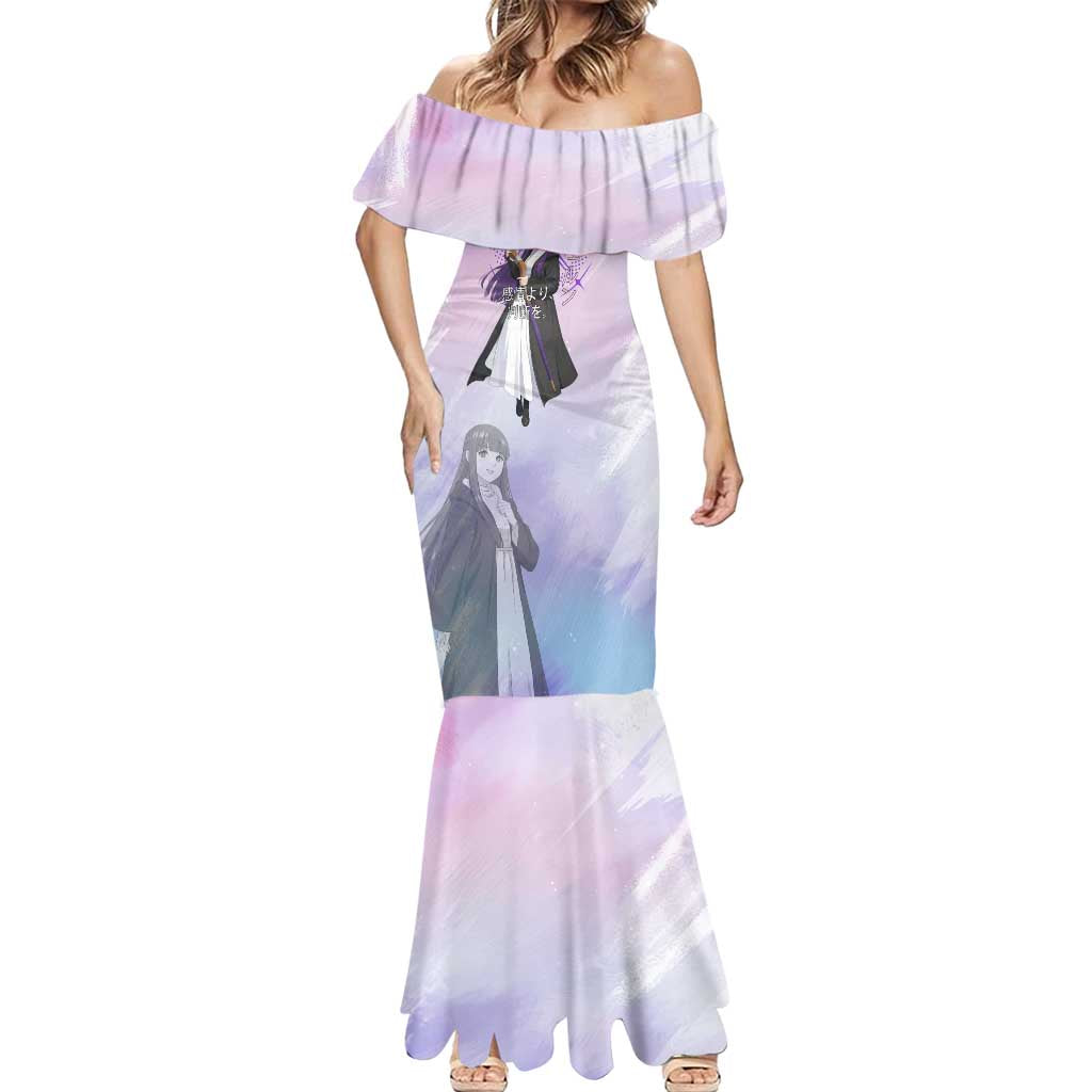 Fern Frieren Beyond Journey’s End Mermaid Dress Anime Pastel Aesthetic