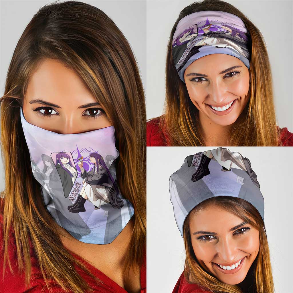 Fern Frieren Beyond Journey’s End Neck Gaiter Anime Pastel Aesthetic