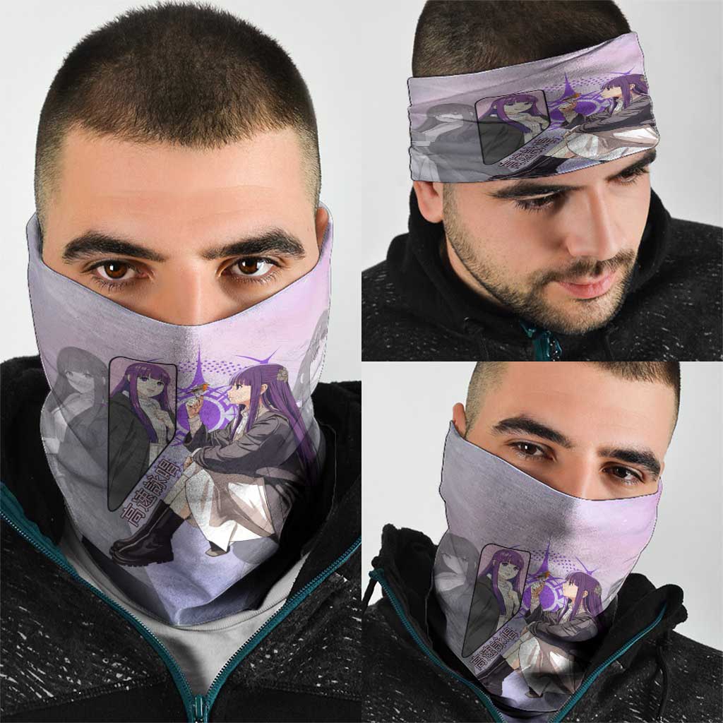 Fern Frieren Beyond Journey’s End Neck Gaiter Anime Pastel Aesthetic