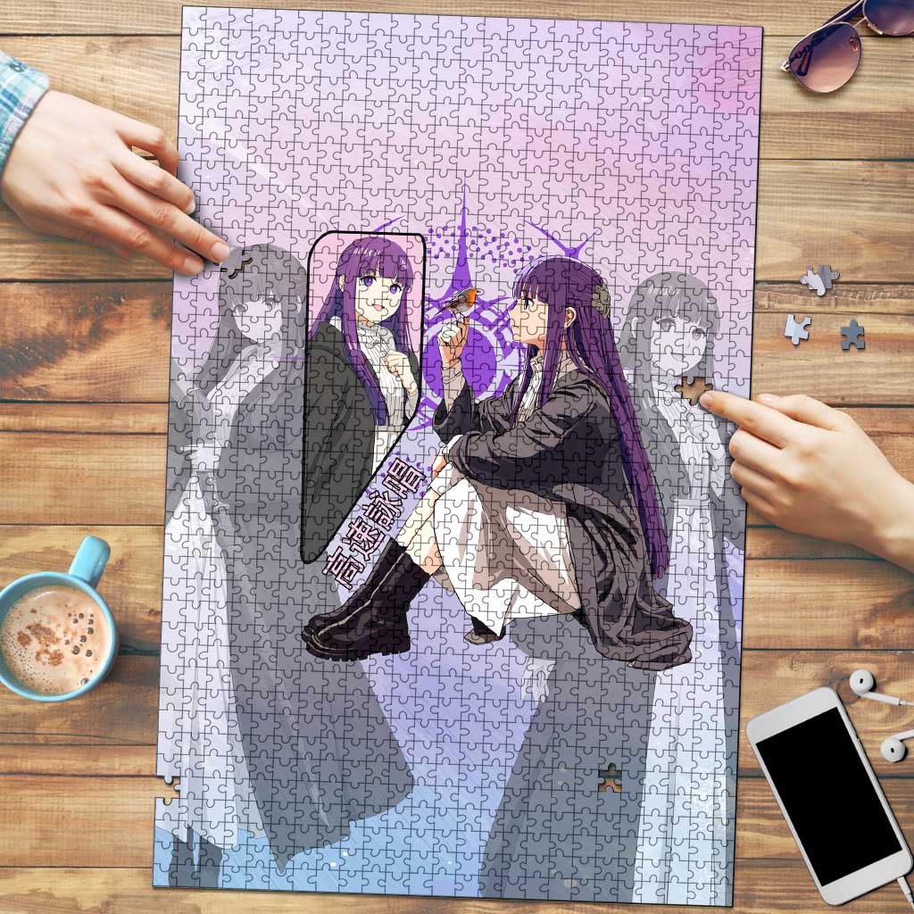 Fern Frieren Beyond Journey’s End Puzzle Anime Pastel Aesthetic