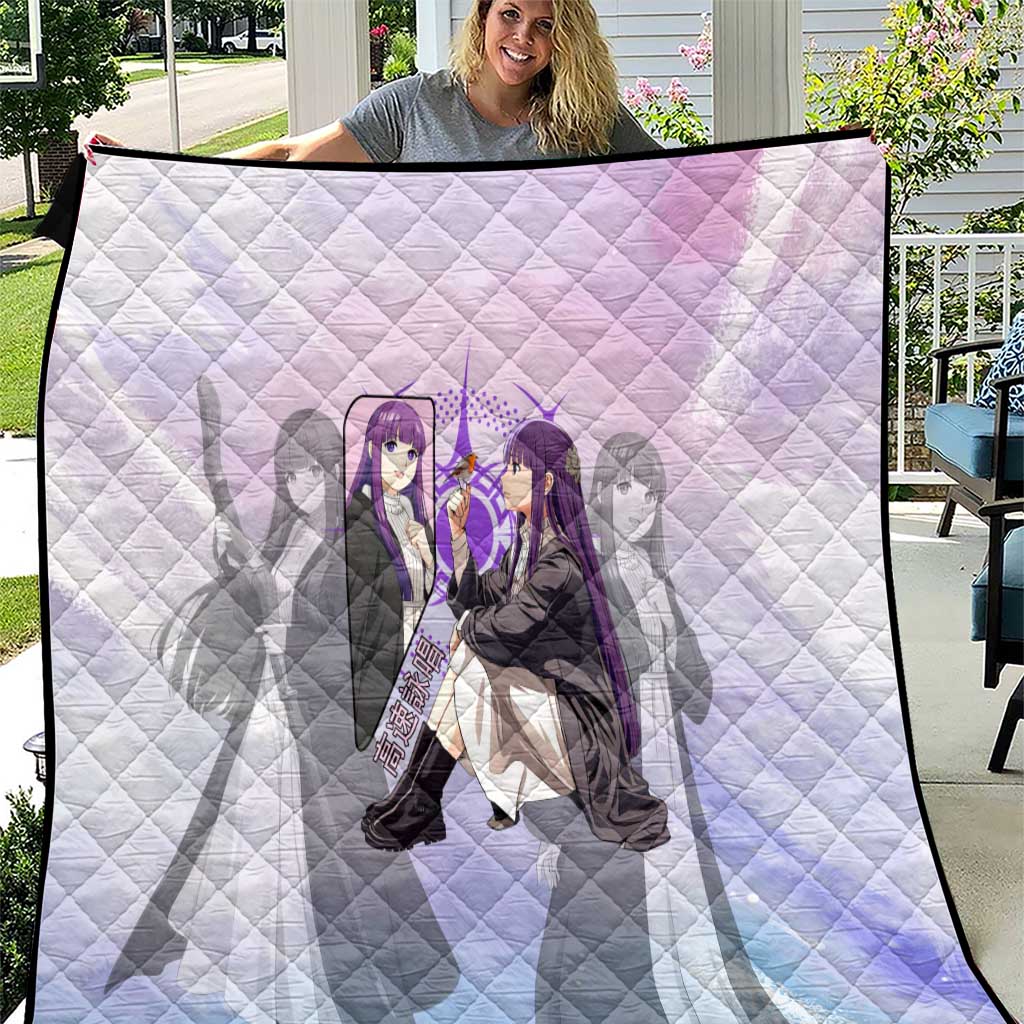 Fern Frieren Beyond Journey’s End Quilt Anime Pastel Aesthetic