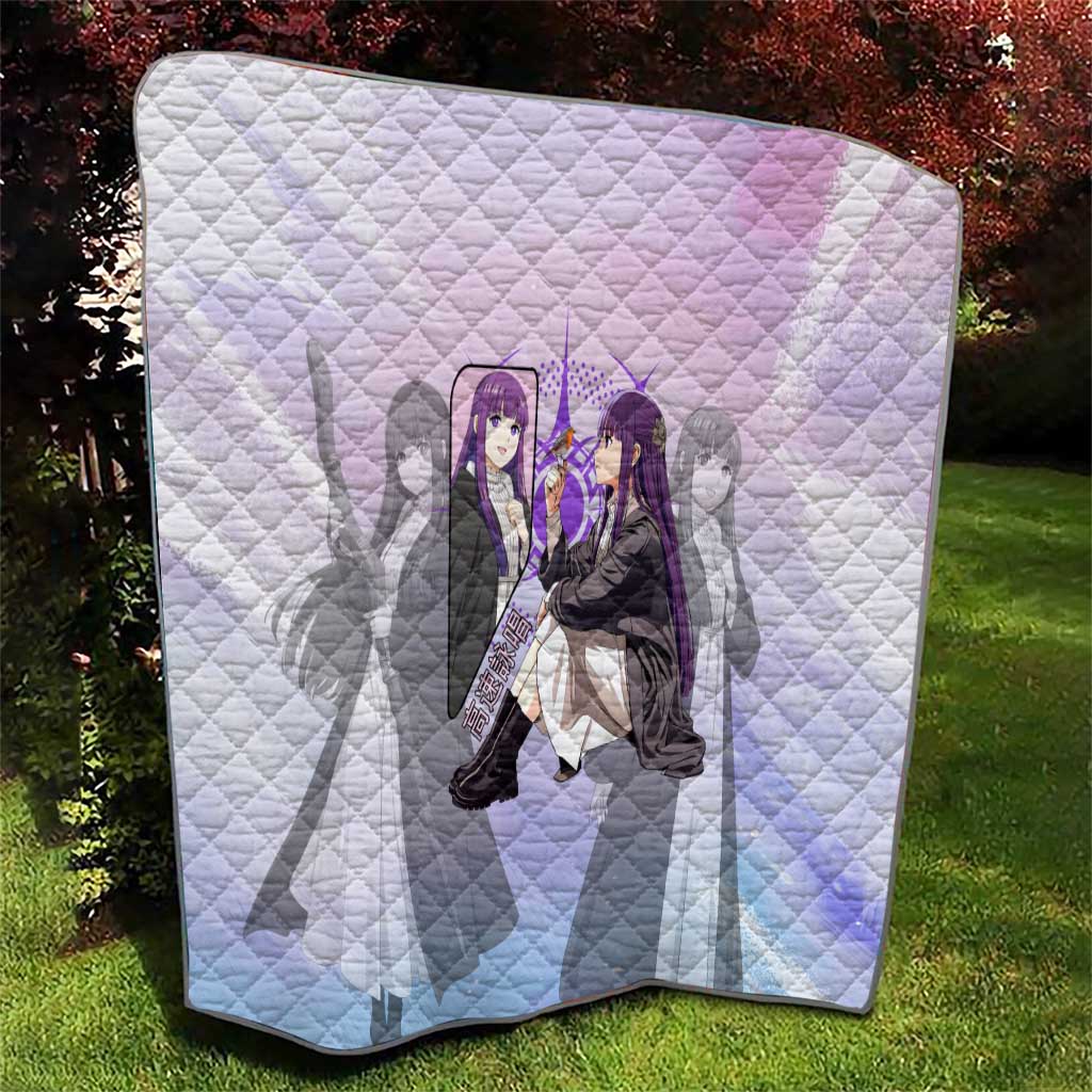 Fern Frieren Beyond Journey’s End Quilt Anime Pastel Aesthetic