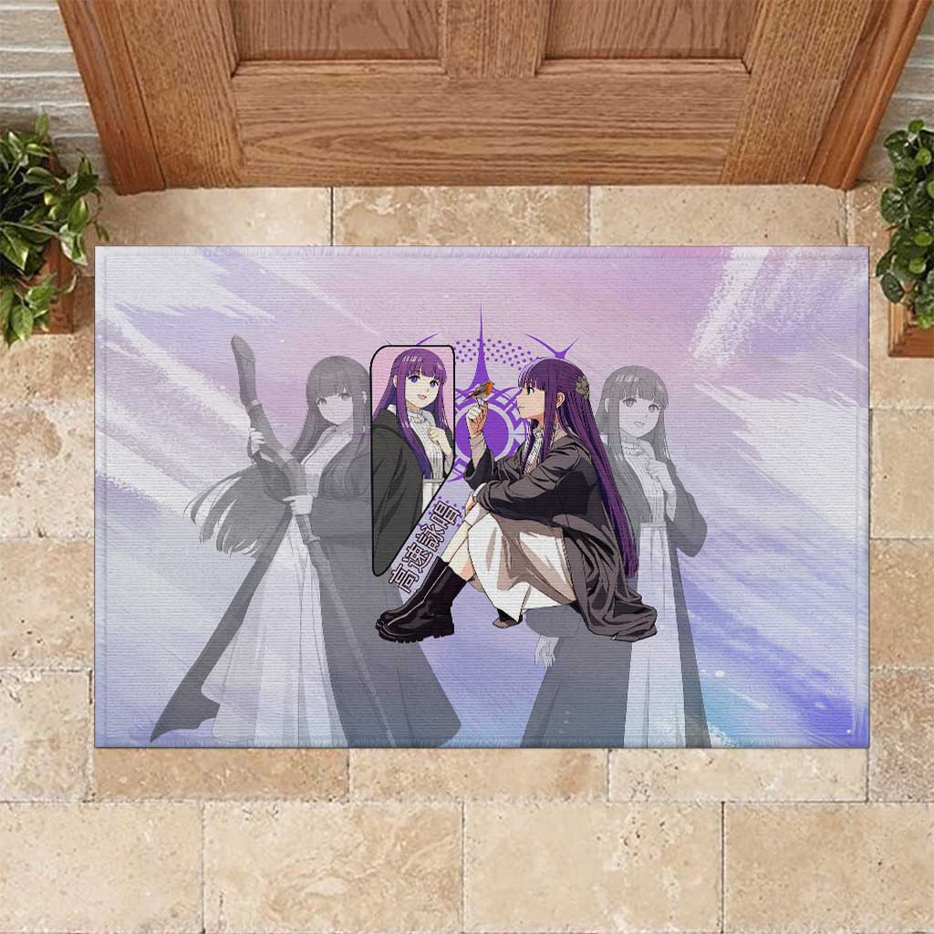 Fern Frieren Beyond Journey’s End Rubber Doormat Anime Pastel Aesthetic