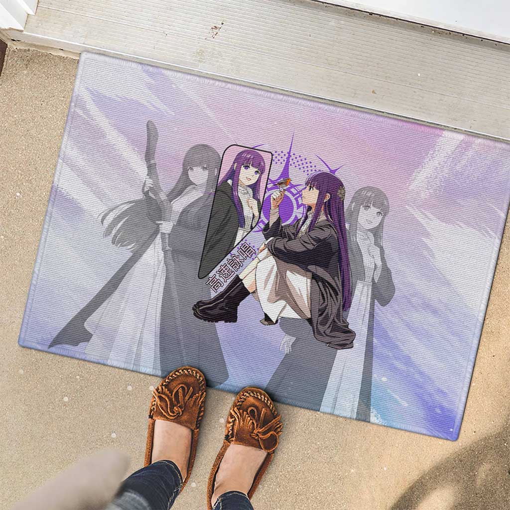 Fern Frieren Beyond Journey’s End Rubber Doormat Anime Pastel Aesthetic