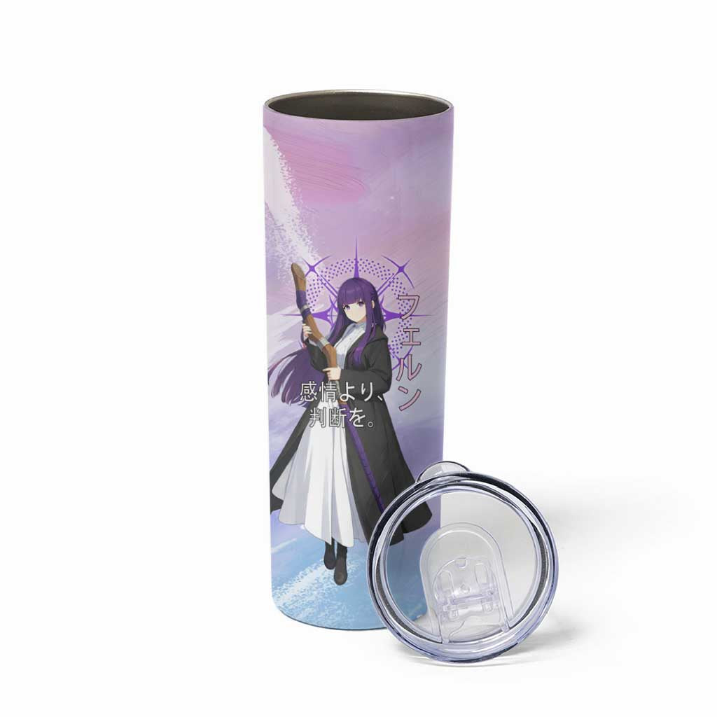 Fern Frieren Beyond Journey’s End Skinny Tumbler Anime Pastel Aesthetic