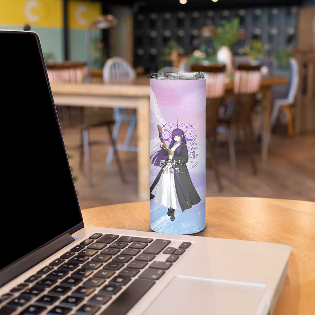 Fern Frieren Beyond Journey’s End Skinny Tumbler Anime Pastel Aesthetic