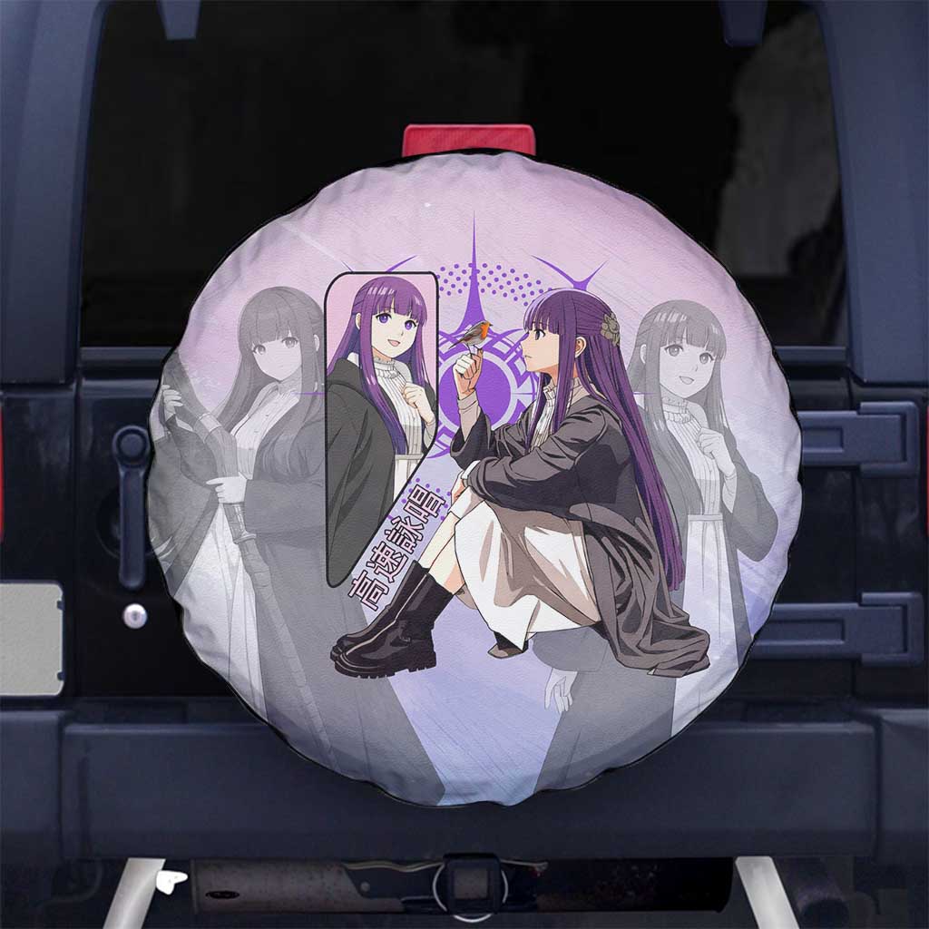 Fern Frieren Beyond Journey’s End Spare Tire Cover Anime Pastel Aesthetic