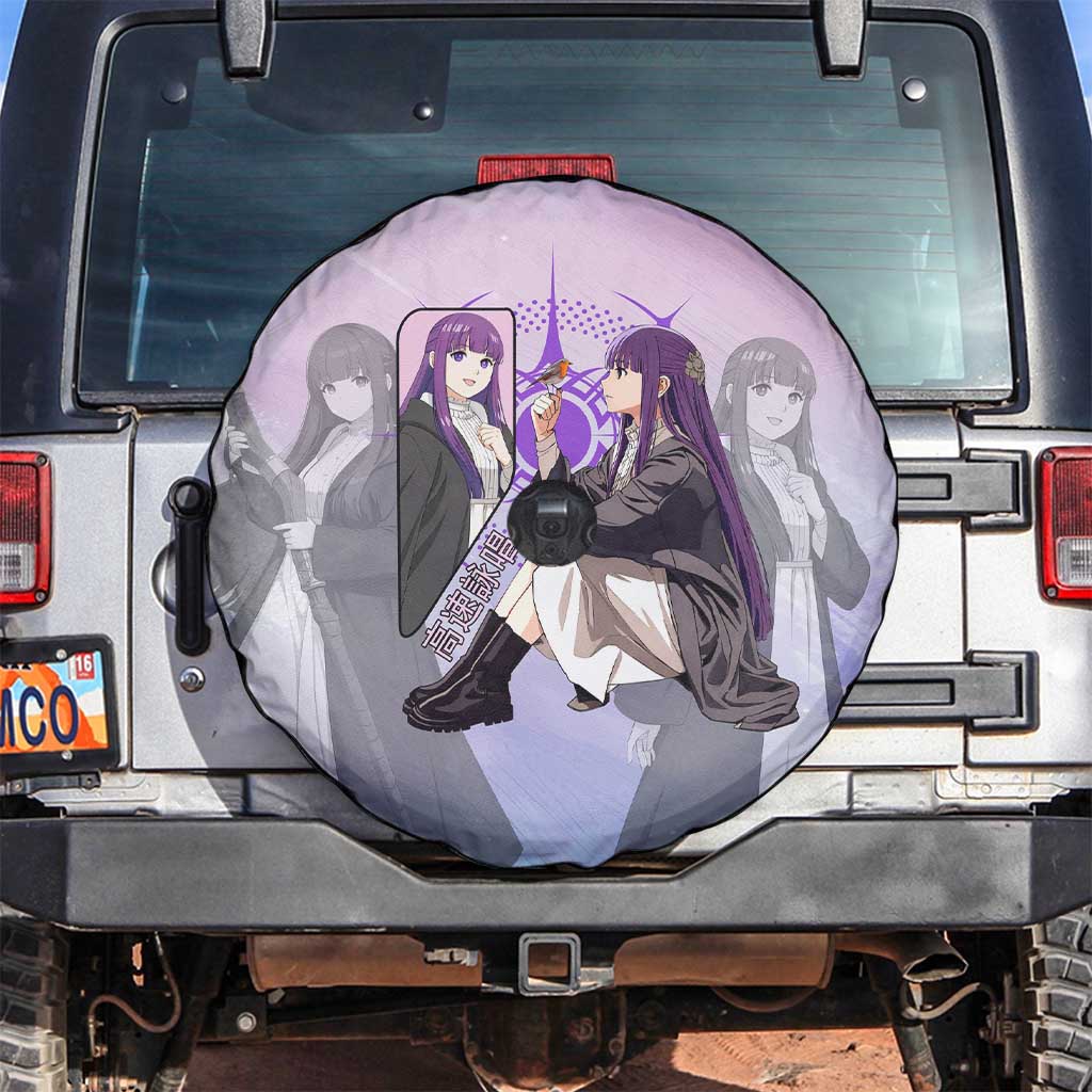 Fern Frieren Beyond Journey’s End Spare Tire Cover Anime Pastel Aesthetic