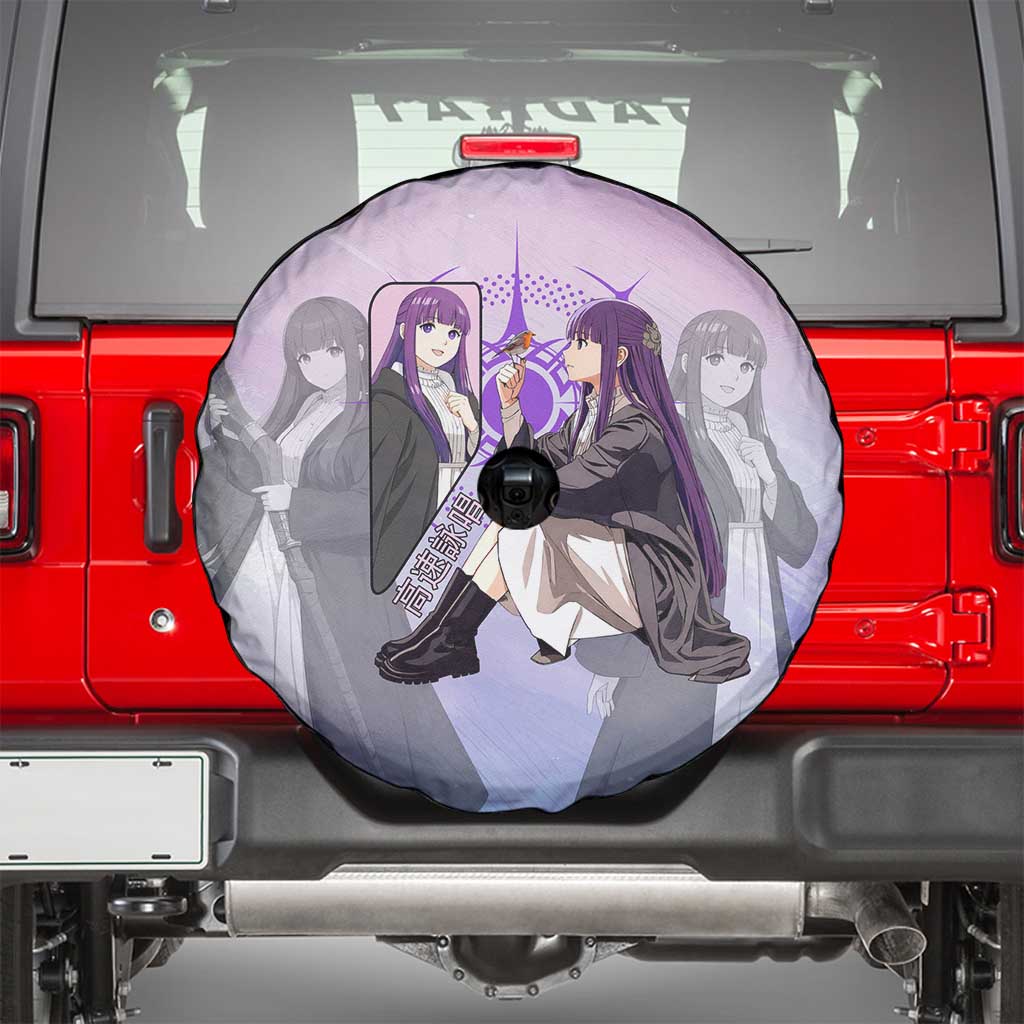 Fern Frieren Beyond Journey’s End Spare Tire Cover Anime Pastel Aesthetic