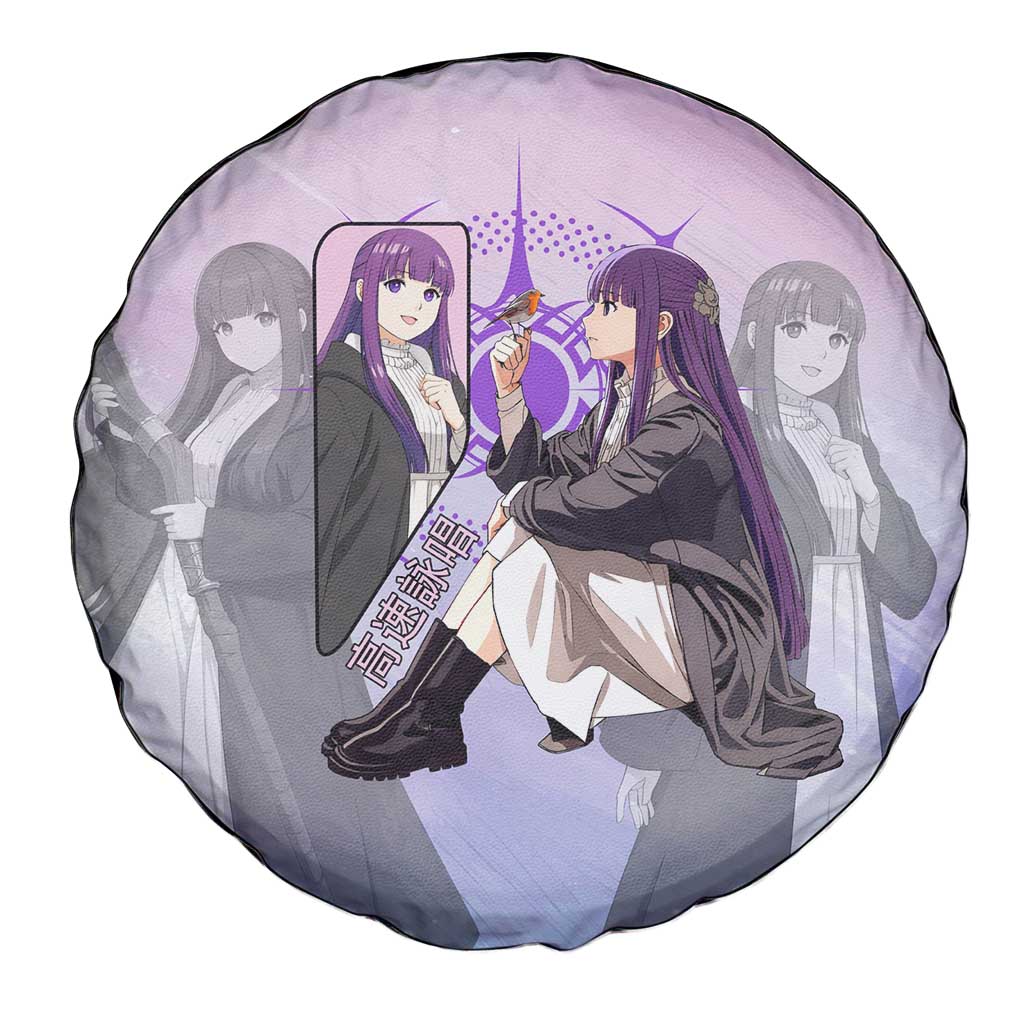 Fern Frieren Beyond Journey’s End Spare Tire Cover Anime Pastel Aesthetic