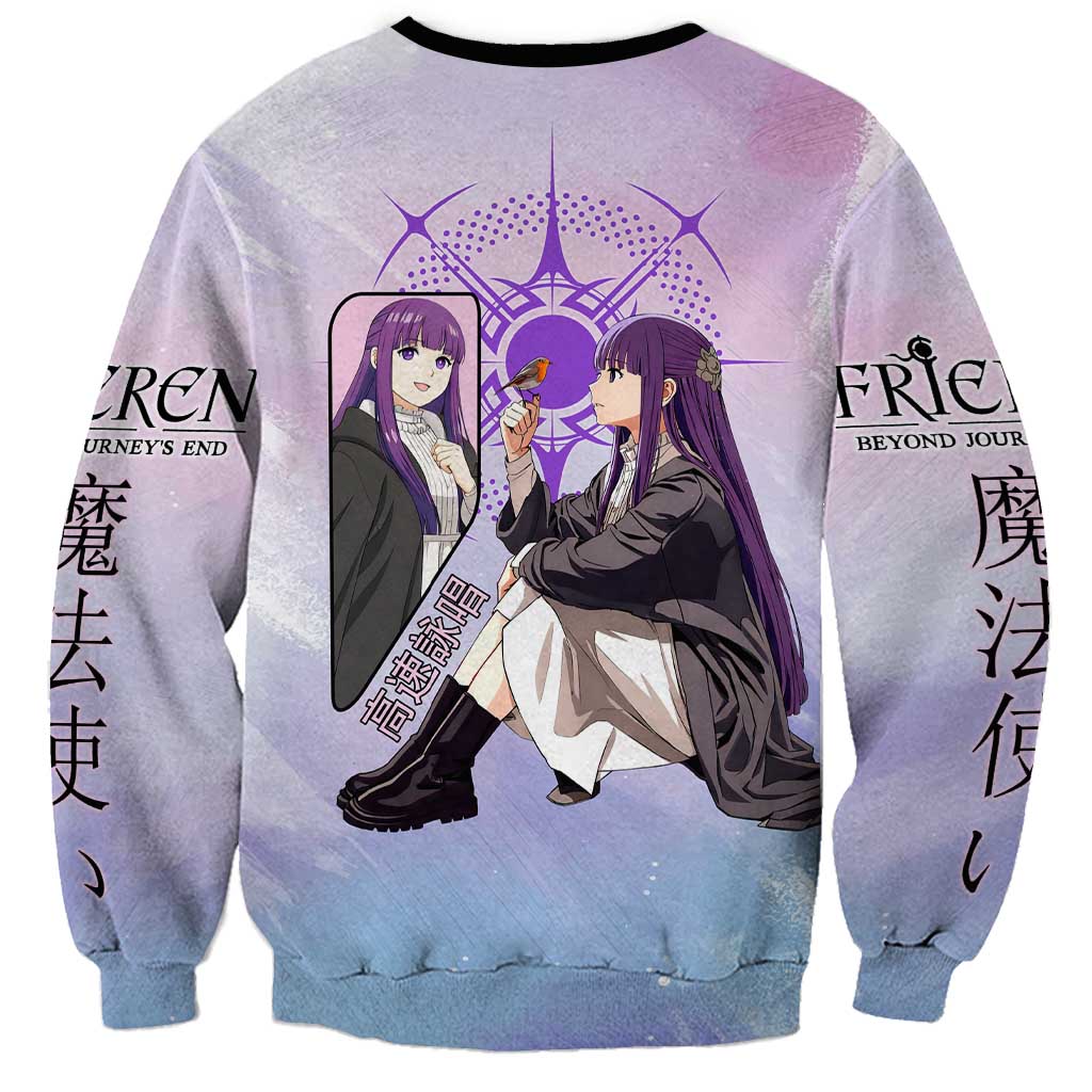 Fern Frieren Beyond Journey’s End Sweatshirt Anime Pastel Aesthetic
