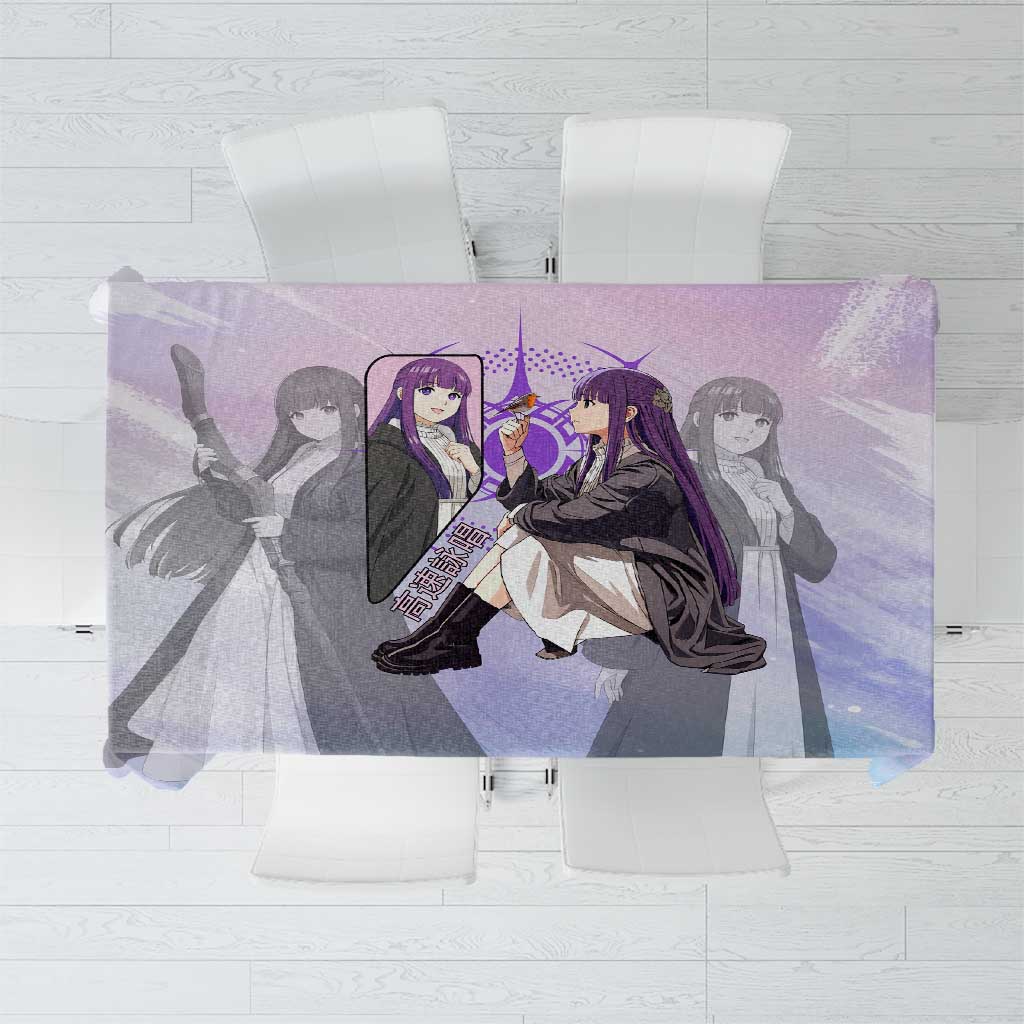 Fern Frieren Beyond Journey’s End Tablecloth Anime Pastel Aesthetic