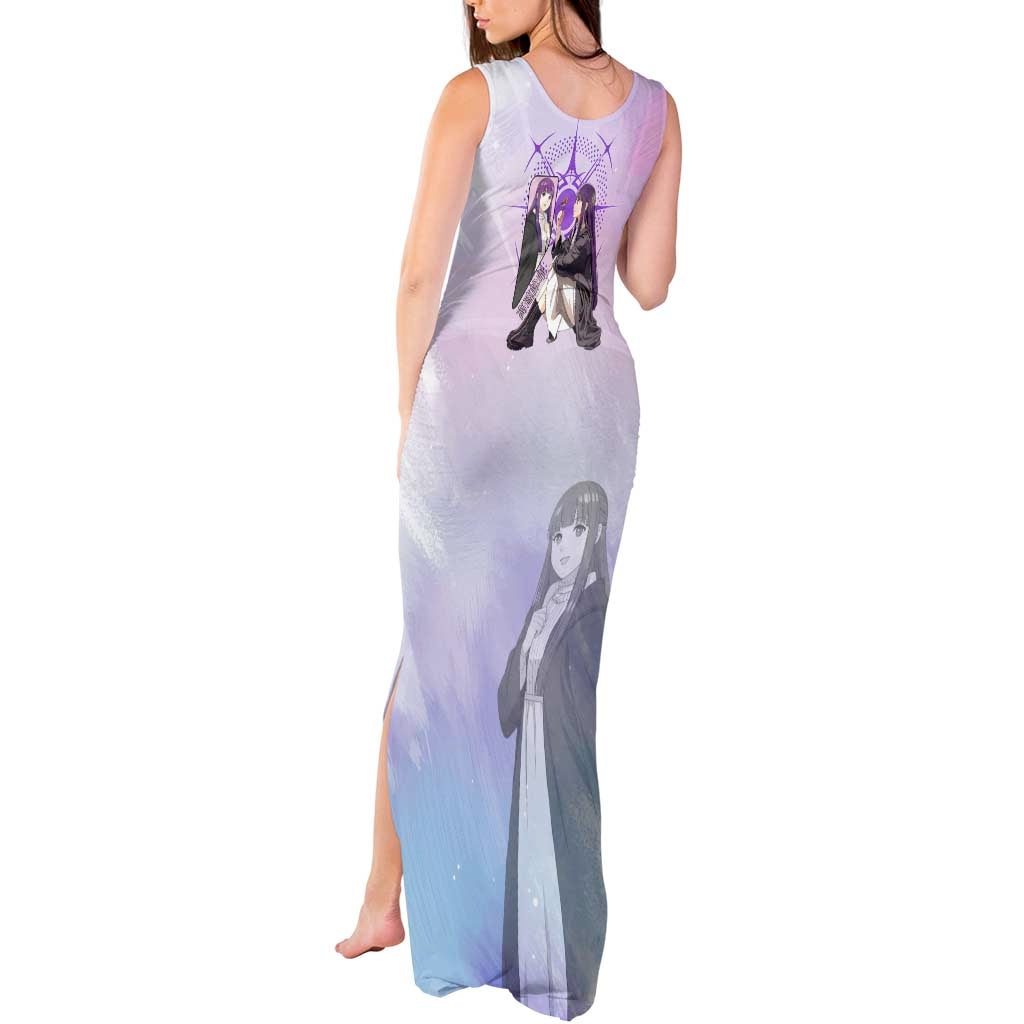 Fern Frieren Beyond Journey’s End Tank Maxi Dress Anime Pastel Aesthetic