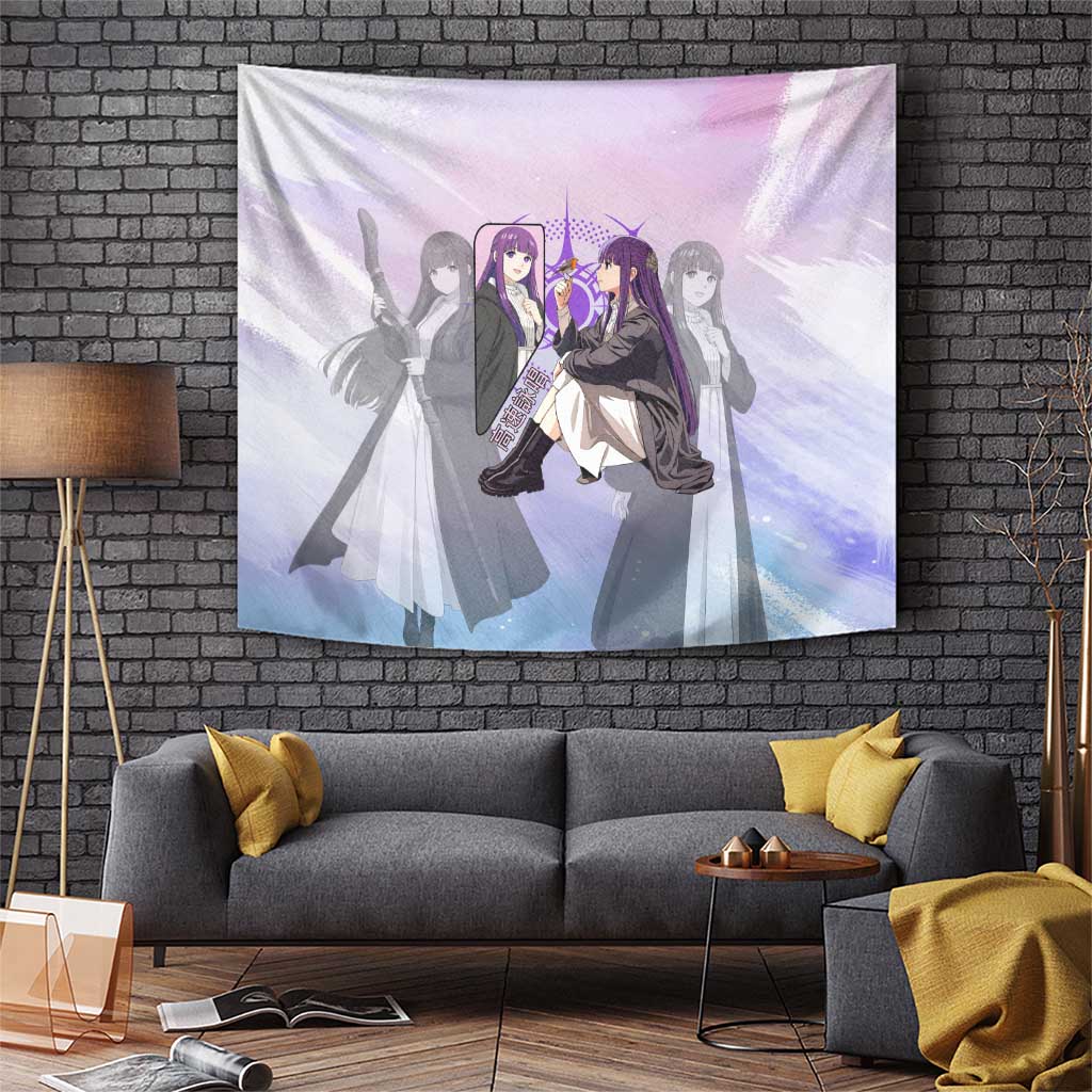 Fern Frieren Beyond Journey’s End Tapestry Anime Pastel Aesthetic