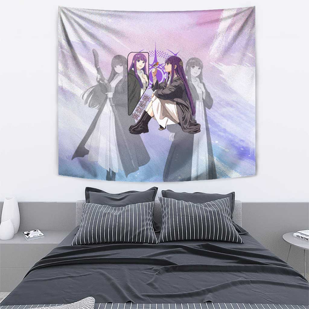 Fern Frieren Beyond Journey’s End Tapestry Anime Pastel Aesthetic