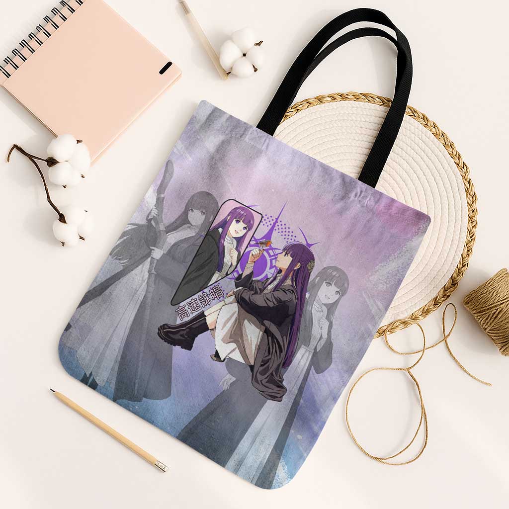 Fern Frieren Beyond Journey’s End Tote Bag Anime Pastel Aesthetic