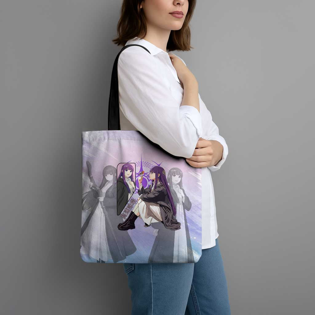 Fern Frieren Beyond Journey’s End Tote Bag Anime Pastel Aesthetic
