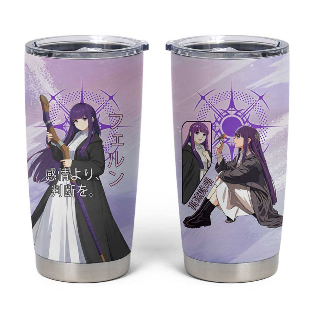 Fern Frieren Beyond Journey’s End Tumbler Cup Anime Pastel Aesthetic