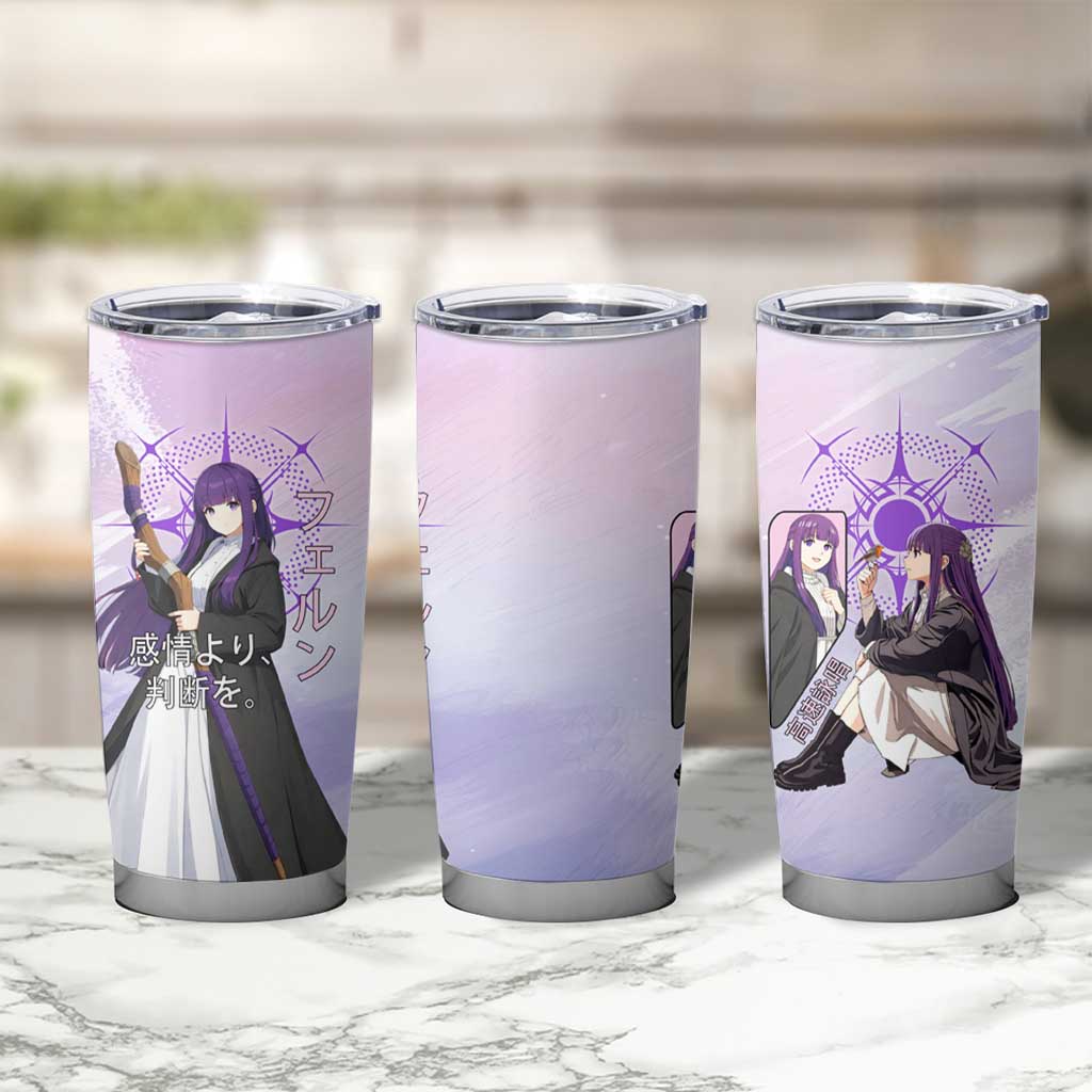 Fern Frieren Beyond Journey’s End Tumbler Cup Anime Pastel Aesthetic