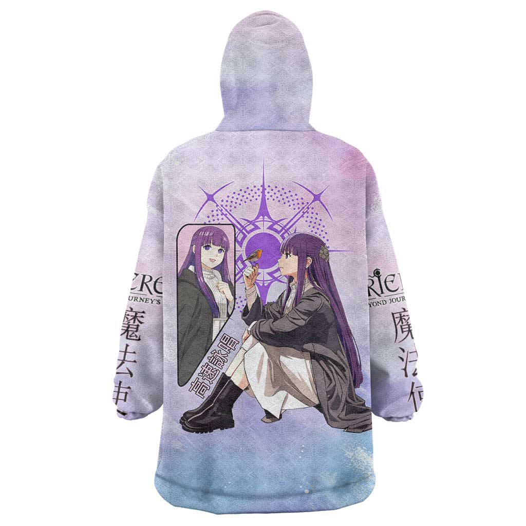 Fern Frieren Beyond Journey’s End Wearable Blanket Hoodie Anime Pastel Aesthetic