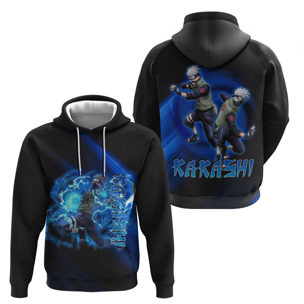 Kakashi Hatake Naruto Hoodie Electric Surge Anime Motion Style