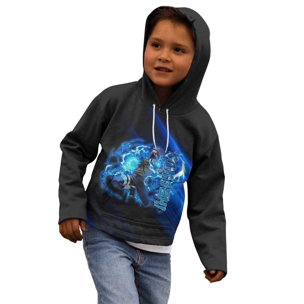 Kakashi Hatake Naruto Kid Hoodie Electric Surge Anime Motion Style