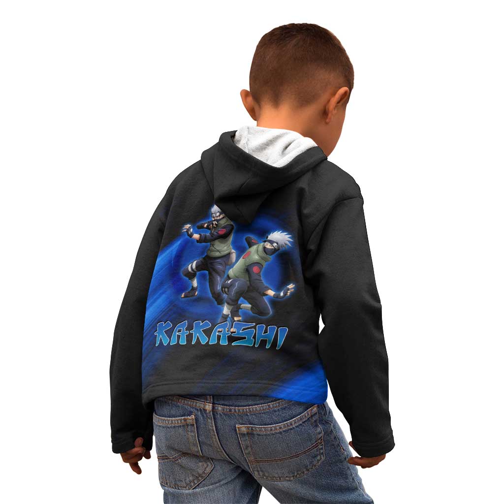 Kakashi Hatake Naruto Kid Hoodie Electric Surge Anime Motion Style