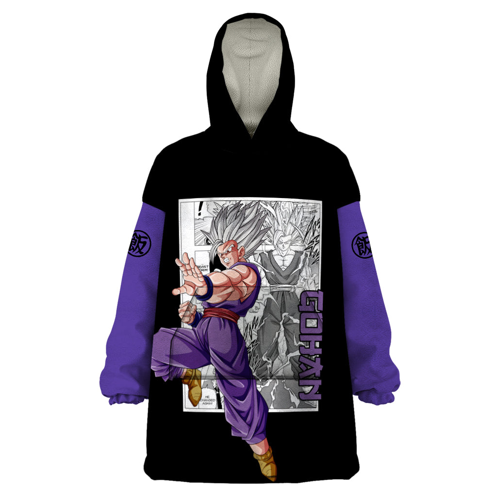 Gohan Beast Wearable Blanket Hoodie Dragon Ball Anime Mix Manga