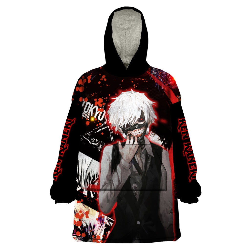 Ken Kaneki Wearable Blanket Hoodie Tokyo Ghoul TS04