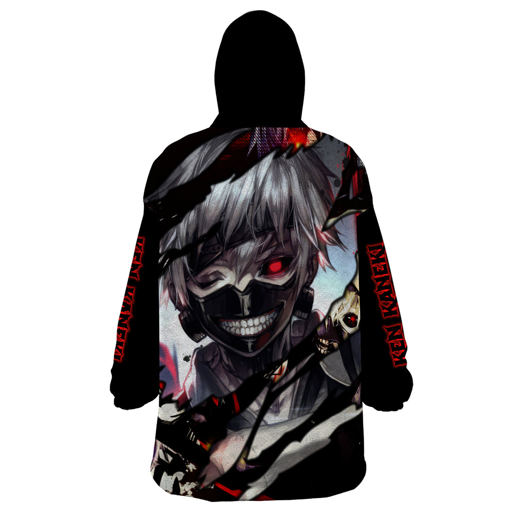 Ken Kaneki Wearable Blanket Hoodie Tokyo Ghoul TS04