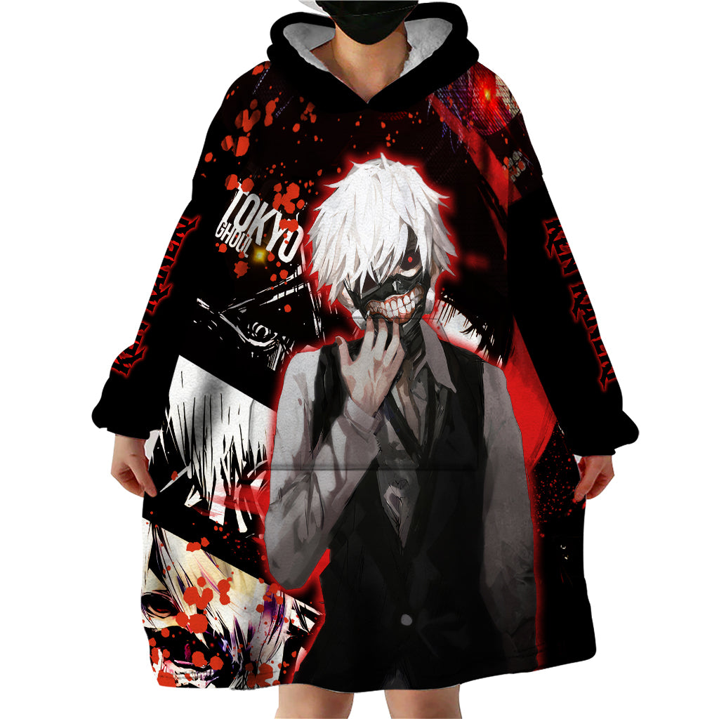 Ken Kaneki Wearable Blanket Hoodie Tokyo Ghoul TS04