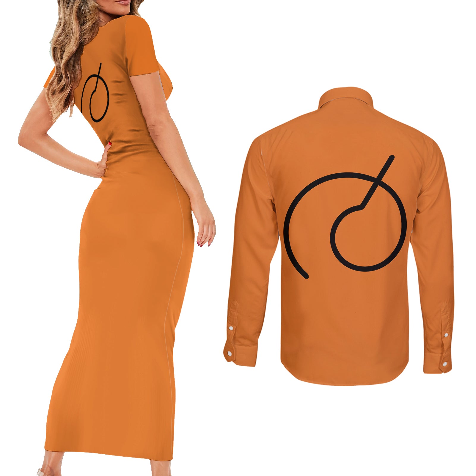 Goku Whis Couples Matching Short Sleeve Bodycon Dress and Long Sleeve Button Shirt Dragon Ball