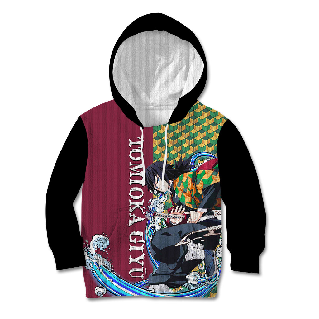 Tomioka Giyū - Demon Slayer Kid Hoodie Anime Style