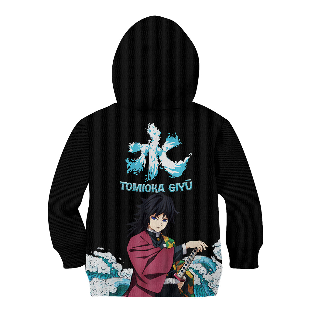 Tomioka Giyū - Demon Slayer Kid Hoodie Anime Style